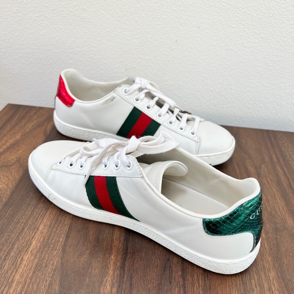 Auth Gucci Ace Arrow Sneakers - Size.36 Used - Picture 6 of 11